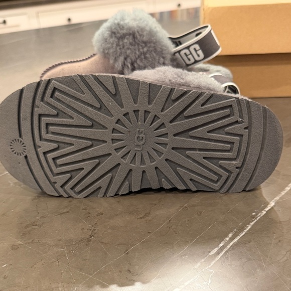 UGG women’s Funkette charcoal mules. Almost new - Picture 4 of 5